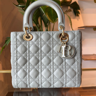 DIOR Lady Dior ABCDior Medium Cloud Blue
