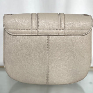 CHLOE See by Chloe Taupe Leather Shoulder Bag