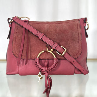 CHLOE See by Chloe Joan Berry Leather Shoulder Bag