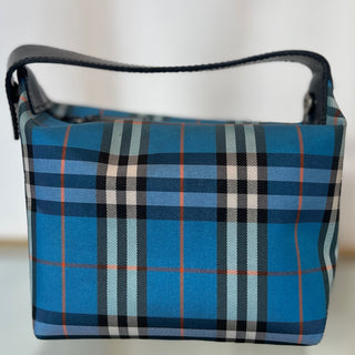 BURBERRY LONDON Blue Nylon Hand Pouch