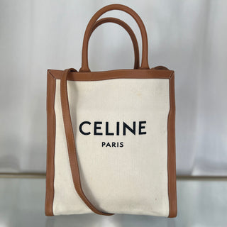 CELINE Canvas Vertical Cabas Tote