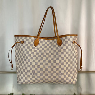 LOUIS VUITTON Damier Azur Neverfull GM Tote