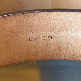 LOUIS VUITTON Damier Ebene Canvas LV Paris Buckle Belt