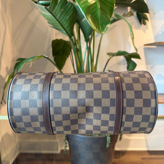 LOUIS VUITTON Damier Ebene Papillon 30 with Mini Bag