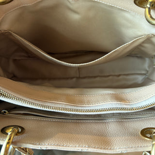CHANEL GST Caviar Beige
