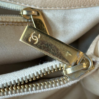 CHANEL GST Caviar Beige