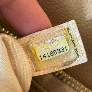 CHANEL GST Caviar Beige