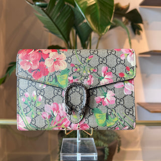 GUCCI GG Blooms Dionysus Wallet on Chain