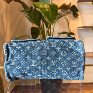 LOUIS VUITTON Denim LV Monogram Neo Speedy 30