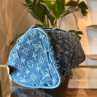 LOUIS VUITTON Denim LV Monogram Neo Speedy 30