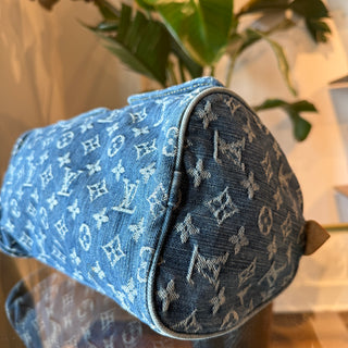 LOUIS VUITTON Denim LV Monogram Neo Speedy 30
