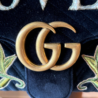 GUCCI GG Marmont LOVED Velvet Medium