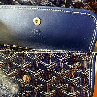 GOYARD Navy Blue Saint Louis PM Tote Bag