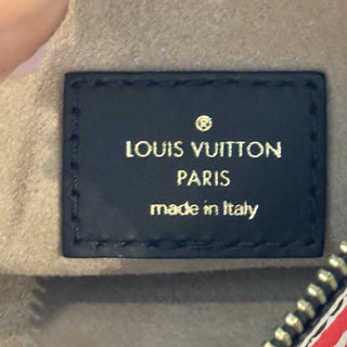 LOUIS VUITTON NoeNoe MM Red Giant Monogram Crafty Canvas Bucket Bag