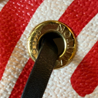 LOUIS VUITTON NoeNoe MM Red Giant Monogram Crafty Canvas Bucket Bag