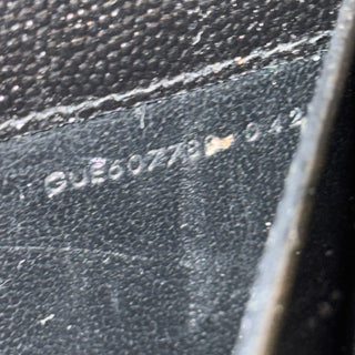 SAINT LAURENT Uptown Wallet on Chain Black Grain de Poudre Leather Bag