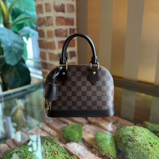 LOUIS VUITTON Damier Ebene Alma BB Handbag