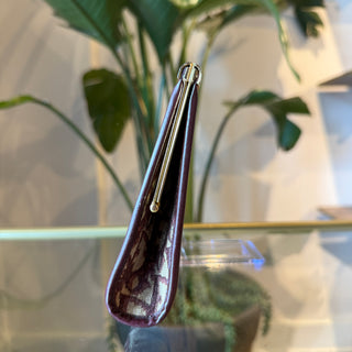DIOR Trotter Frame Burgundy Oblique Canvas Clutch