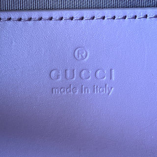 Gucci GG Emblem Lilac Patent Small Shoulder Bag
