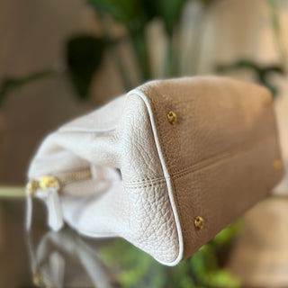 FENDI Chameleon Medium Pebbled Leather Satchel Bag