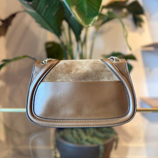 GUCCI Blondie Suede Medium Shoulder Bag