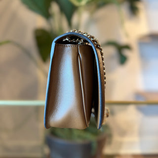 GUCCI Blondie Suede Medium Shoulder Bag