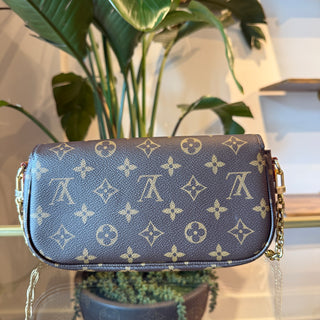 LOUIS VUITTON Ivy Brown Monogram Canvas Shoulder Bag