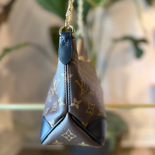 LOUIS VUITTON Boulogne PM Black Monogram Canvas Shoulder Bag