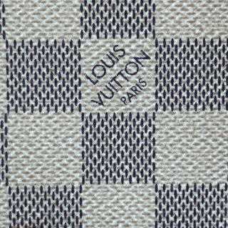 LOUIS VUITTON Clemence Damier Azur Rose Ballerina Canvas Wallet