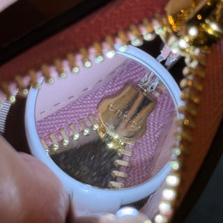 GUCCI GG Signature Pink Embossed Leather Bifold Wallet