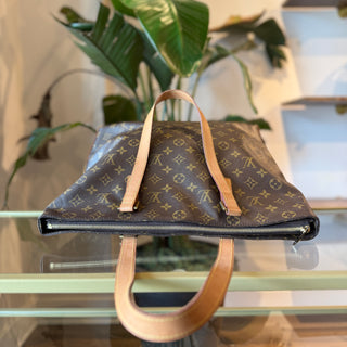 LOUIS VUITTON Monogram Cabas Mezzo Tote