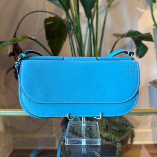 LOEWE Gate Pochette Smooth Calfskin Leather Shoulder Bag