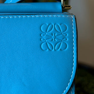 LOEWE Gate Pochette Smooth Calfskin Leather Shoulder Bag