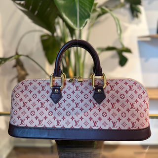LOUIS VUITTON Long Alma Cherry Monogram Mini Lin