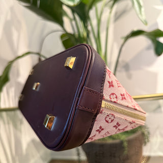 LOUIS VUITTON Long Alma Cherry Monogram Mini Lin