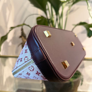 LOUIS VUITTON Long Alma Cherry Monogram Mini Lin