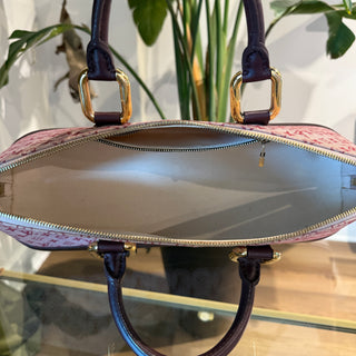 LOUIS VUITTON Long Alma Cherry Monogram Mini Lin