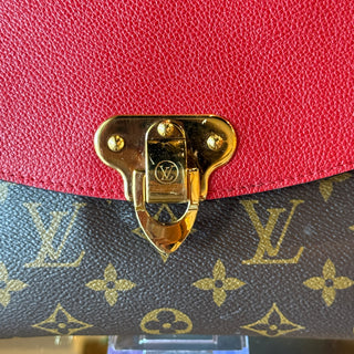 LOUIS VUITTON Saint Placide Red Monogram Canvas Shoulder Bag