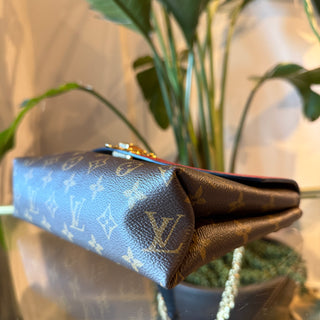 LOUIS VUITTON Saint Placide Red Monogram Canvas Shoulder Bag