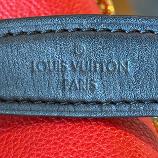 LOUIS VUITTON Saint Placide Red Monogram Canvas Shoulder Bag