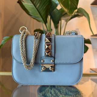 VALENTINO Stud Flap Shoulder Bag