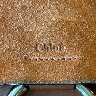CHLOE Faye Suede and Leather Shoulder Bag Medium