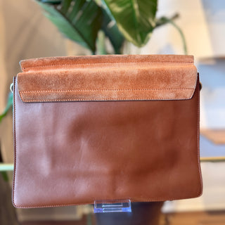 CHLOE Faye Suede and Leather Shoulder Bag Medium