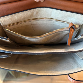 CHLOE Faye Suede and Leather Shoulder Bag Medium