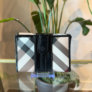 BURBERRY Nova Check PVC Bifold Wallet