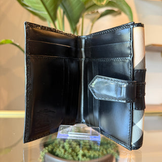 BURBERRY Nova Check PVC Bifold Wallet