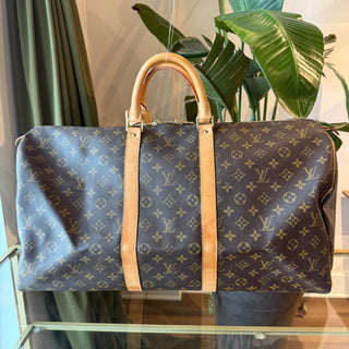 LOUIS VUITTON Monogram Keepall 55