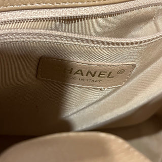 CHANEL Petite Shopping Tote PST Beige Caviar Leather Tote
