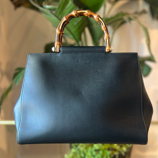 GUCCI Nymphaea Medium Bamboo Top Handle