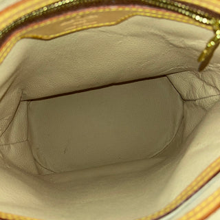 LOUIS VUITTON Petite Bucket Brown Monogram Canvas Bucket Bag